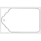 NAHANCO 1 x 1 1/2 Unstrung All Purpose Merchandise Tag, White, 1000/Pack
