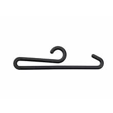 NAHANCO 3 7/8 Sock Hanger With Curved Bar, Black, 100/Pack, 100/Pack