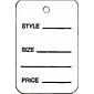 NAHANCO 1 1/4" x 1 7/8" Small Unstrung All Purpose Tag, White, 1000/Pack