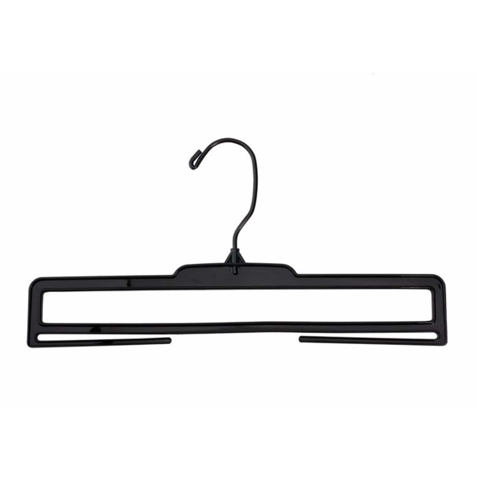 NAHANCO 11 1/2 Leggings/Scarf Hanger, Black Hook, Black, 50/Pack