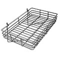 Econoco BLKS/92 Gridwall Basket, Black, 4 1/2 x 24 x 15, 4/Pack