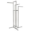 Econoco Square Tubing 4-Way Rack With Straight Arms