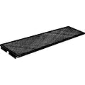 Econoco MLS43/MAB 43 x 14 1/2 Perforated Shelf, Black, Matte, 2/Pack