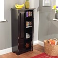 TMS Wood Tall Cabinet; Black (61888BLK)