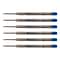 Monteverde Monteverde Ballpoint Pen Refill, Broad Point, Blue Ink, 6 Pack (P443BU)