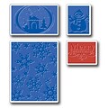 Sizzix® Textured Impressions Embossing Folder, Christmas Set