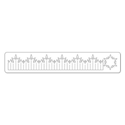 Sizzix® Sizzlits Decorative Strip Die, Snowflake Rosette