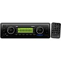 Pyle® PLMR87WB AM/FM-MPX Marine Flash Audio Player W/Weatherband/USB & SD Card Function, Black