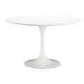 Zuo® Wilco 47 Fiber Glass Dining Table, White