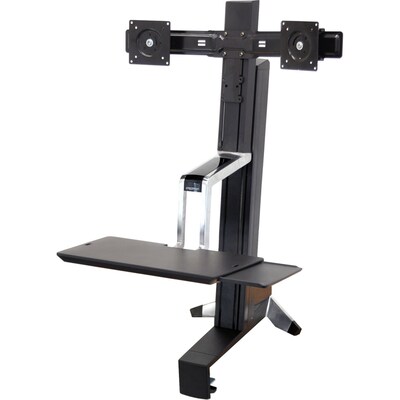 Ergotron® 33341200 WorkFit-S Sit-Stand Work Station; Up To 12 - 28 lbs.