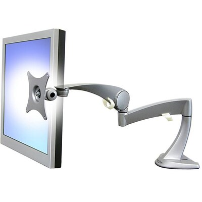 Ergotron® Neo-Flex™ LCD Arm;  18 lb capacity, Silver