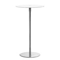 Zuo® Cyclone 23 1/2 Painted Tempered Glass Bar Table, White