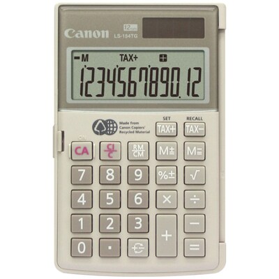 Canon® LS-154TG  12-Digit Display Handheld Calculator
