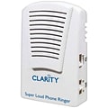 Clarity® 55173 Super Loud Telephone Ringer, White