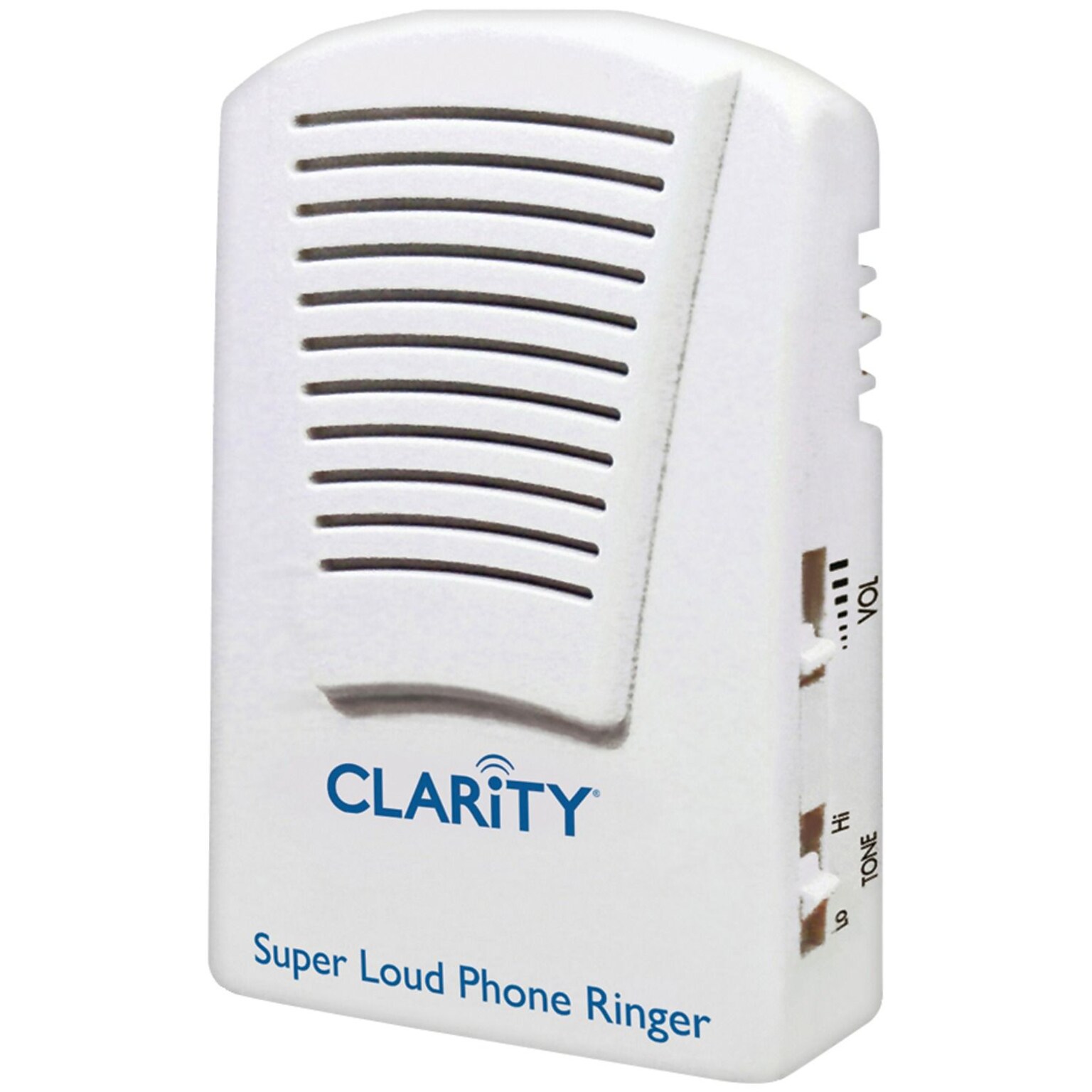 Clarity® 55173 Super Loud Telephone Ringer, White