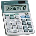 Royal® 29306S 12-Digit Display Compact Desktop Solar Calculator