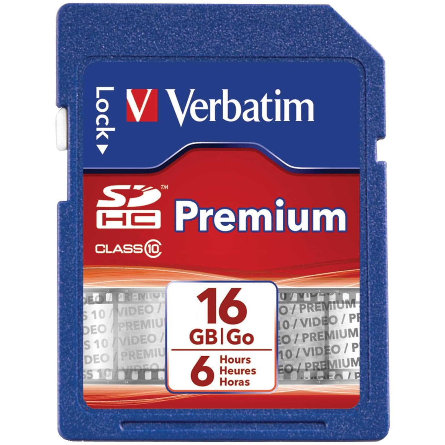 Verbatim® 16GB SDHC (Secure Digital High-Capacity) Class 10 Flash Memory Card