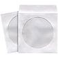 Maxell® CD/DVD Storage Sleeve, White, 100/Pack