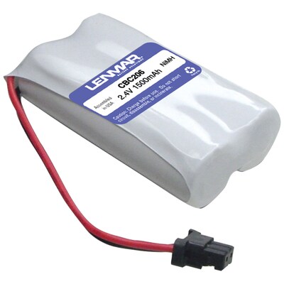 Lenmar® Cordless Phone Battery; 2.4V, Fits Panasonic KX-TG2000B/KX-TGA200B/KX-TG4000/KX-TG4000B