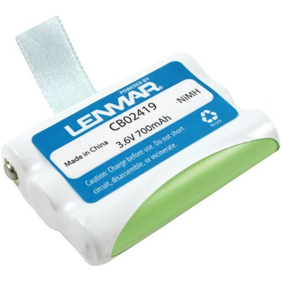 Lenmar® Cordless Phone Battery; 3.6V, Fits AT&T 1231, AT&T 2125, AT&T 2725, AT&T 2820, AT&T E2125