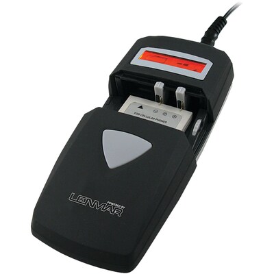 Lenmar® Universal Battery Charger with LCD Display & USB Port