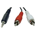 Tripp Lite P314 12 Audio Cable Y-Splitter Adapter, Black