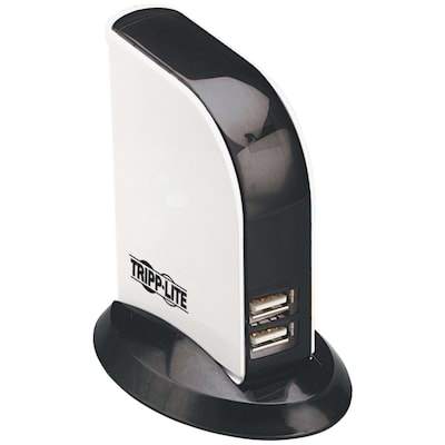 Tripp Lite 7-Port USB 2.0 Hub, Black/White
