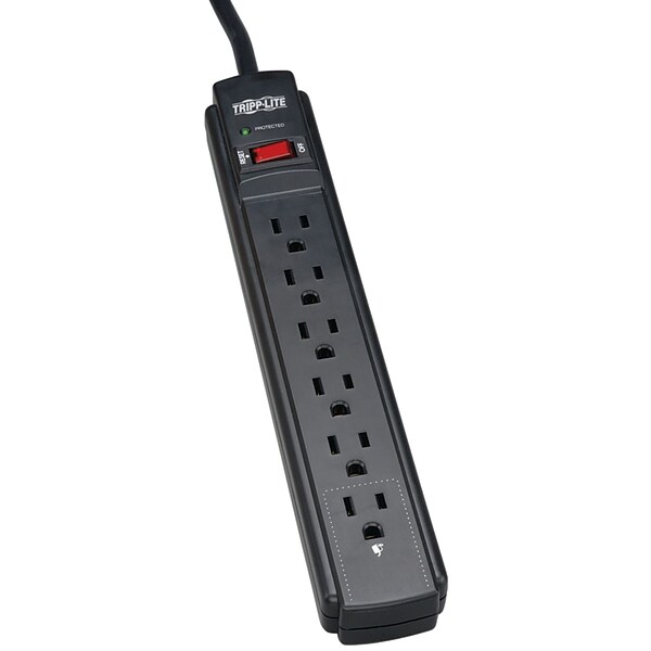 Tripp Lite PROTECT IT!® 6-Outlet 790 Joule Surge Suppressor With 6  Cord