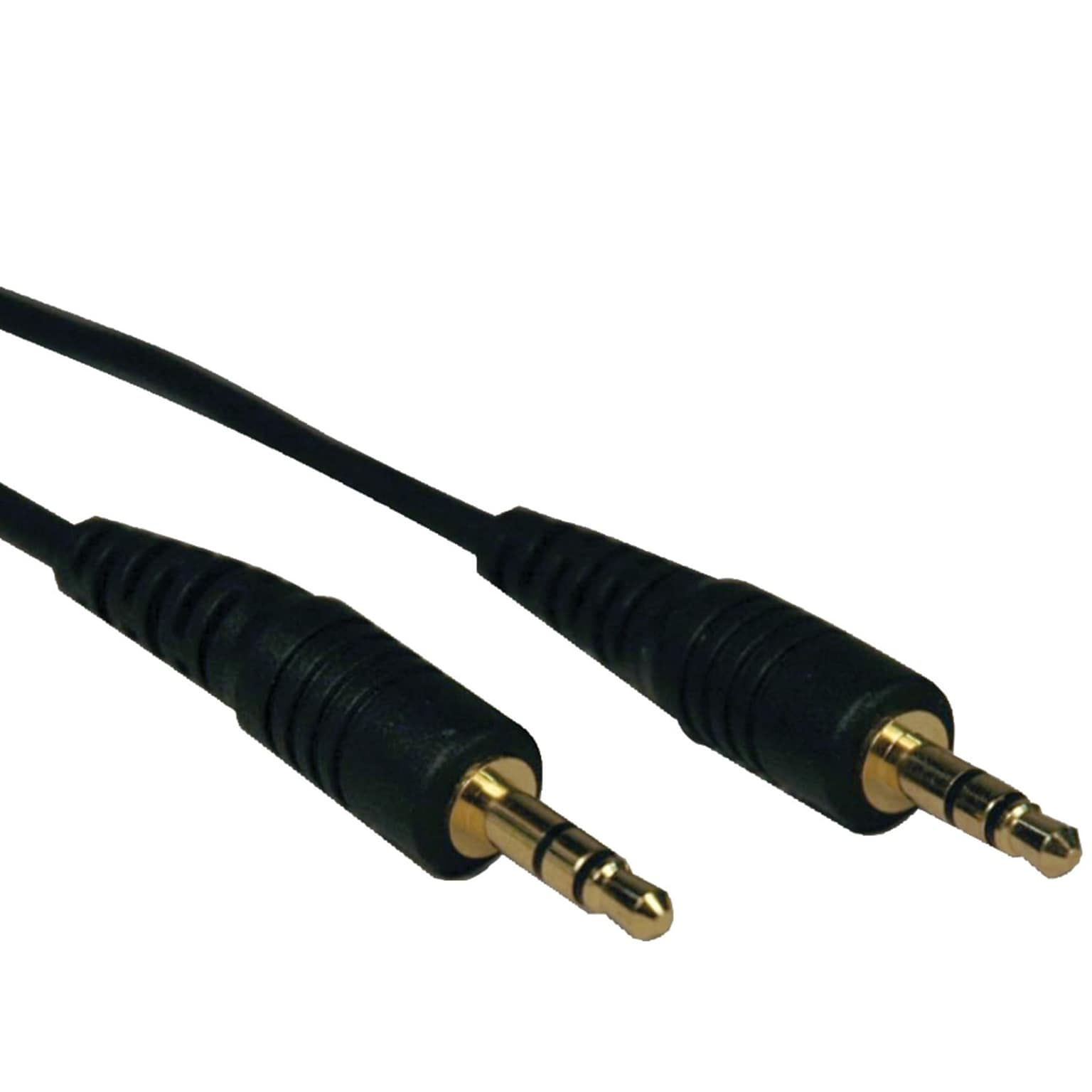 Tripp Lite P312 50 Mini Stereo Dubbing Cord, Black