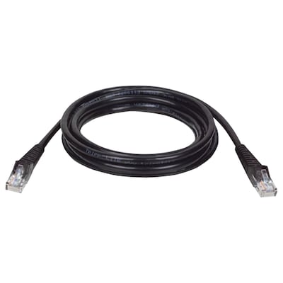 Tripp Lite N001-100-BK 100 CAT-5e Snagless Patch Cable, Black