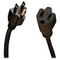 Tripp Lite P022 15' Power Extension Cord, 18 AWG, Black