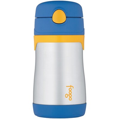 Thermos® Foogo® 10 oz. Leak-proof Stainless Steel Straw Bottle; Blue