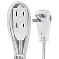 GE 6 2-Outlet Wall Hugger Extension Cord, White