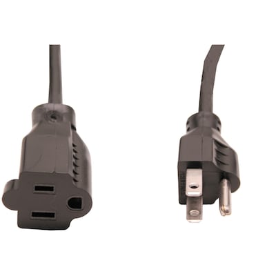 GE 15 1-Outlet Indoor/Outdoor Grounded Workshop Extension Cord, Black