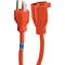 GE 9 1-Outlet Indoor/Outdoor Extension Cord, Orange