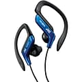 JVC HA-EB75A Stereo Sport Style Ear-clip Headphone, Blue