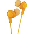 JVC® Gummy Plus In-Ear Headphones With Remote and Mic; Orange