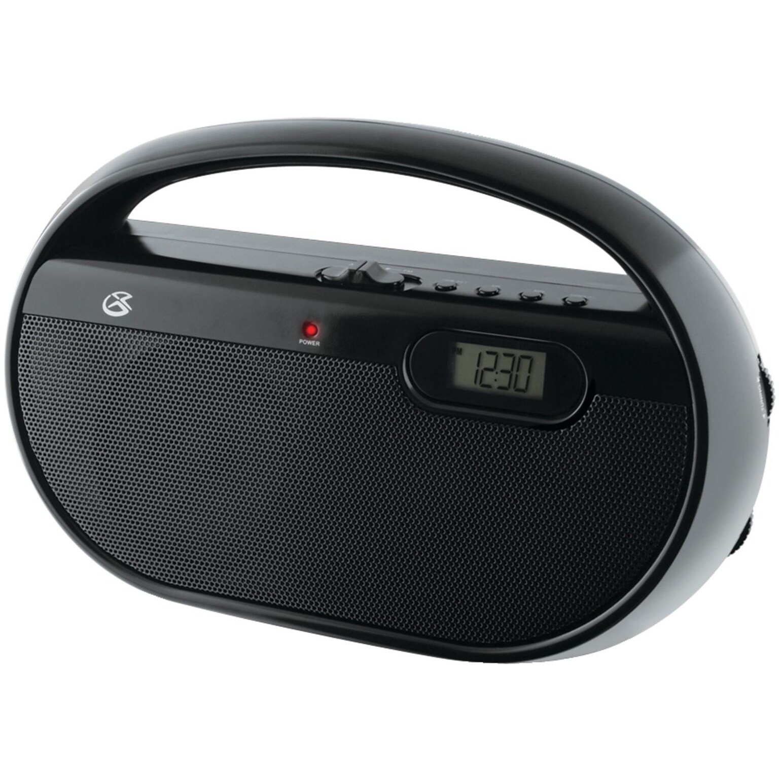 GPX® R602B AM/FM Portable Clock Radio