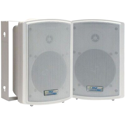 Pyle® PDWR63 Indoor/Outdoor Waterproof on Wall Speaker, White