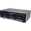 Pyle® PT659DU Dual Stereo Cassette Deck With Tape USB to MP3 Converter