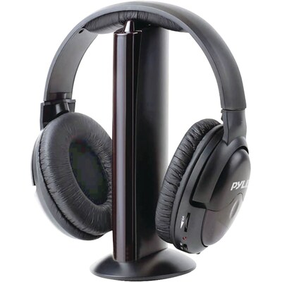 Pyle PHPW5 Professional 5 in 1 Wireless Headphone, Black