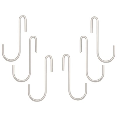 Range Kleen® 6 Pack S-shaped Pot Rack Hooks