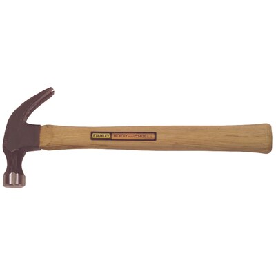 STANLEY® 51-616 Curved Claw Wood Handle Nailing Hammer, 13 1/4"(L)