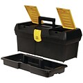 STANLEY® 016011R 2-Lid Organizer Tool Box, Black