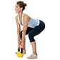 Gofit GF-KBELL10 Vinyl-Dipped Kettelbell And Iron Core Training DVD; Yellow