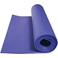 Gofit Sapphire Blue Double-Thick Yoga Mat, 68" (GF-2XYOGA)