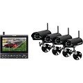 SecurityMan® 4-CH Wireless Security System With 7 LCD/SD Recorder and 4 Wireless Cameras