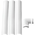 Omnimount® Wall-Mounted Cable Management System, White