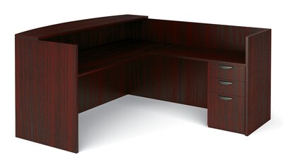 Global Superior BUNDLE15 Workstation, Mahogany