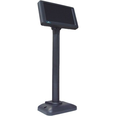 LOGIC CONTROLS LV3000 7" LCD Video Dark Grey Pole Display With USB Connector